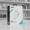 Airox PD-07 25W Fast Charger retail box with hanger, featuring white dual-port charger product image.