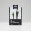 Airox V8 LED Light Fast Charging Cable (CB-132) retail packaging showing black micro-USB and USB-A connectors.