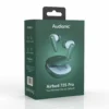 Audionic Airbud 725 Pro green true wireless stereo earbuds retail packaging displaying the product and case.
