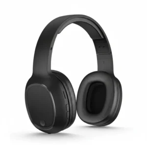 YS-9957 black wireless Bluetooth over-ear headphones with padded earcups and integrated controls.