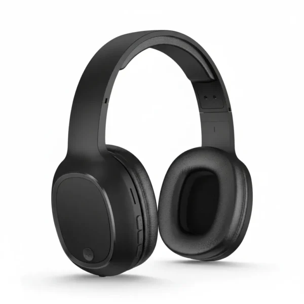 YS-9957 black wireless Bluetooth over-ear headphones with padded earcups and integrated controls.